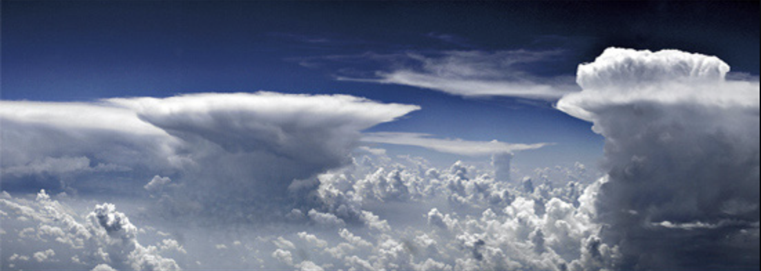 Cumulus clouds