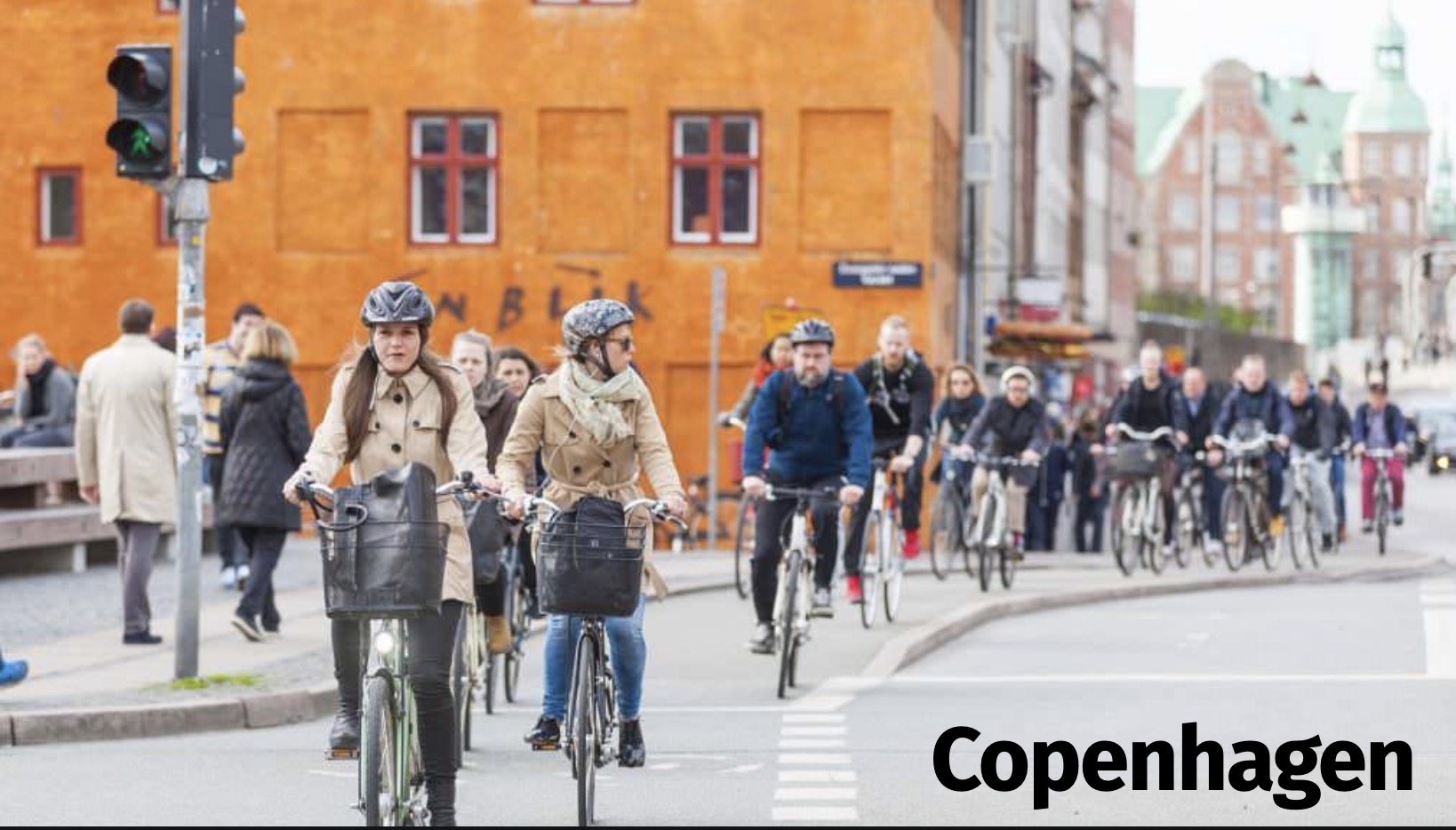 Cycling in Copenhagen